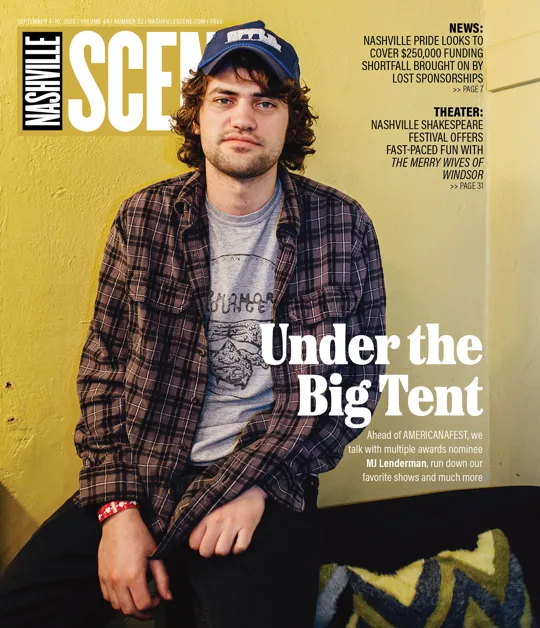 Nashville Scene cover, 9-4-25