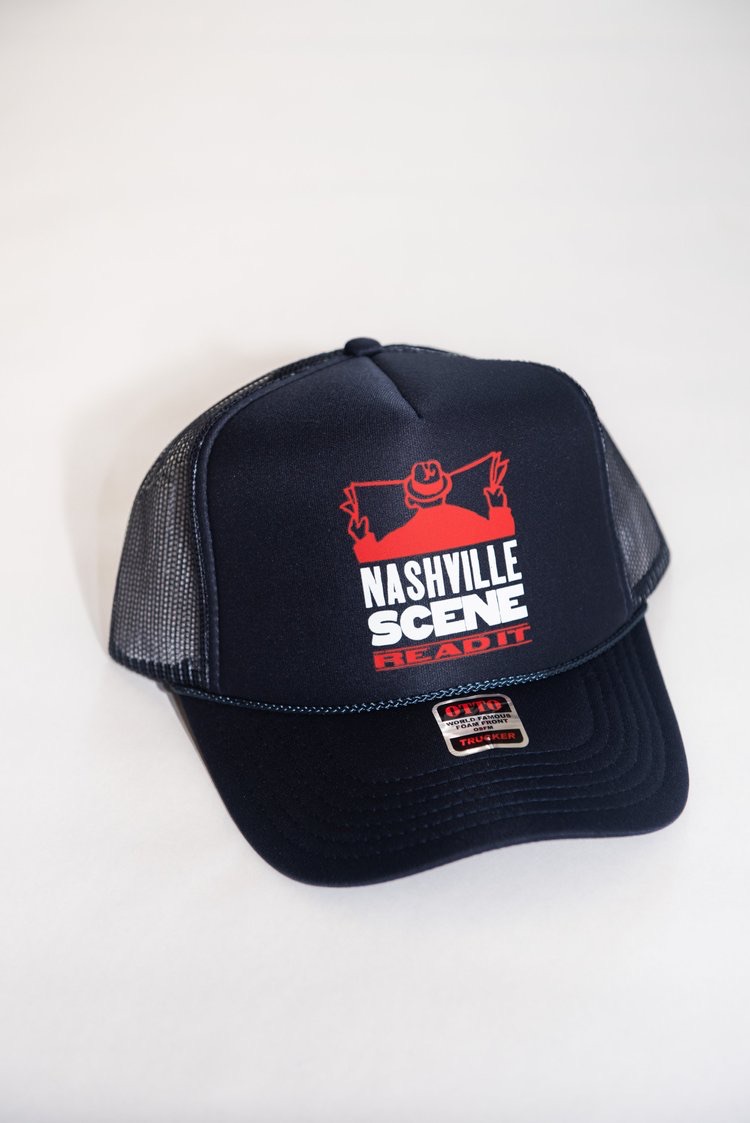 Another view of READ IT! Trucker Hat